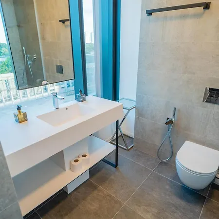 One Mircea Eliade - Luxurious Apartments With Panoramic City And Park View Bucharest Exterior photo